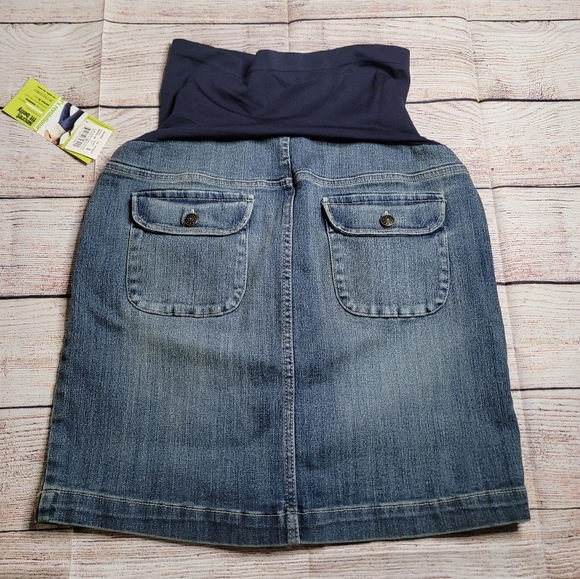 Motherhood Maternity Denim Skirt - Picture 6 of 12
